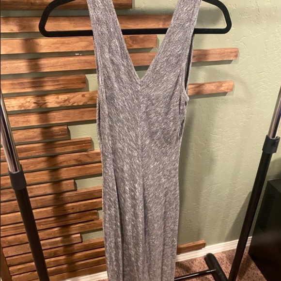 Heather-gray stretchy summer/fall Dress - Picture 4 of 4